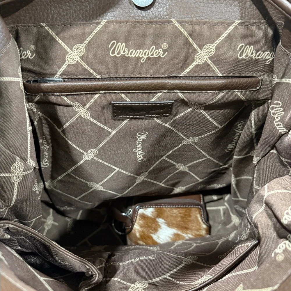 Wrangler Leather Backpack - Picture 8 of 14
